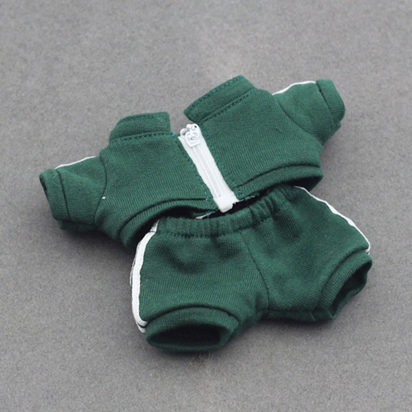 Sporty Tracksuit for Labubu Doll – 2PCS Athletic Outfit Set with Hoodie and Pants, Casual Sport Clothes for 6-7 inch Dolls