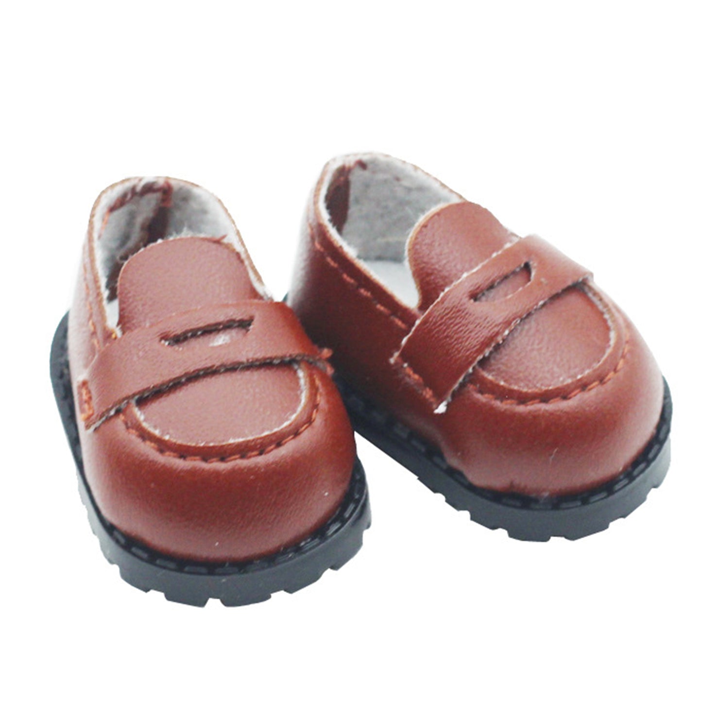 Dress Shoes for Labubu Doll – 1 Pair Mini Formal Shoes for 6-7 inch Dolls, Tiny Fashion Footwear for Doll Outfit Accessories
