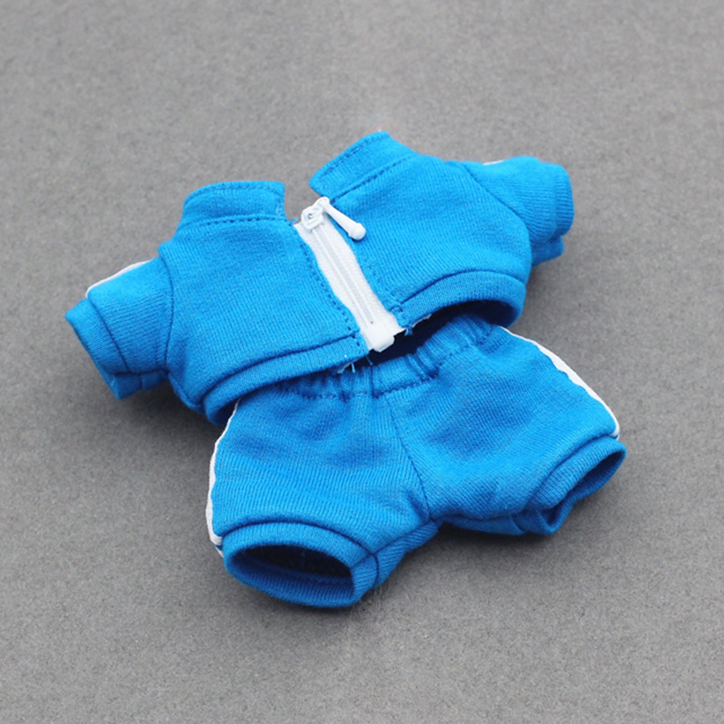 Sporty Tracksuit for Labubu Doll – 2PCS Athletic Outfit Set with Hoodie and Pants, Casual Sport Clothes for 6-7 inch Dolls
