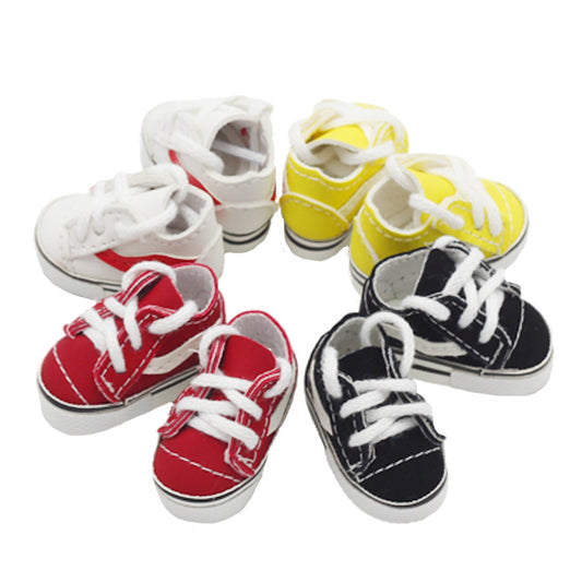 Sport Sneakers for Labubu Doll – 1 Pair Mini Athletic Shoes for 6-7 inch Dolls, Casual Sporty Footwear for Doll Outfits