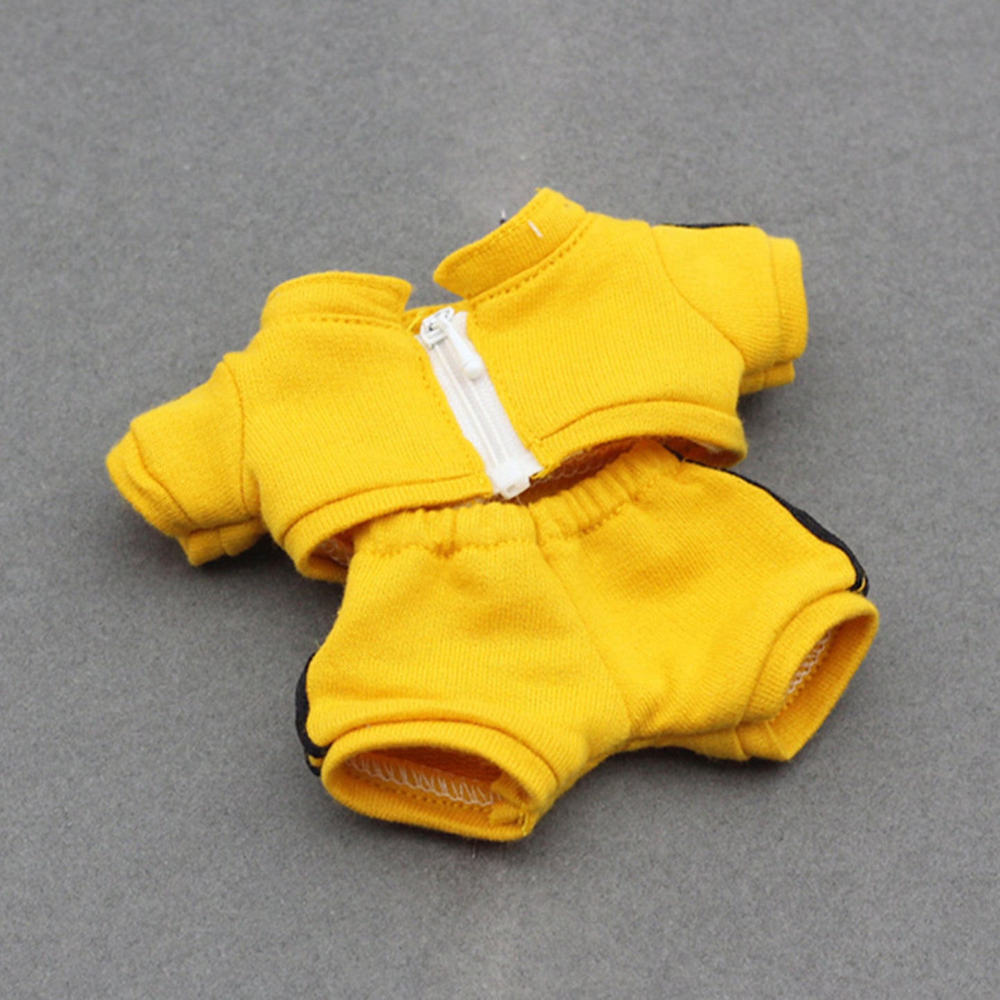 Sporty Tracksuit for Labubu Doll – 2PCS Athletic Outfit Set with Hoodie and Pants, Casual Sport Clothes for 6-7 inch Dolls